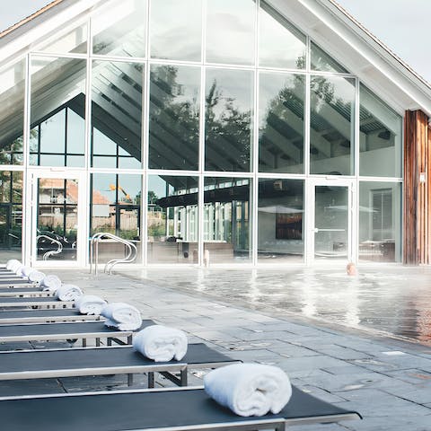 Head to the park's shared pool for an afternoon dip