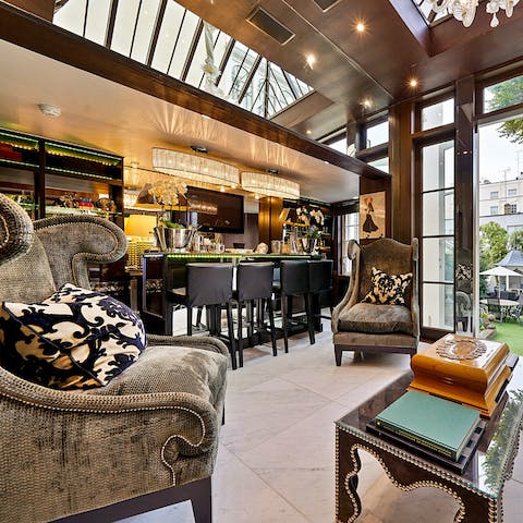 Rustle up some drinks with your own cocktail bar