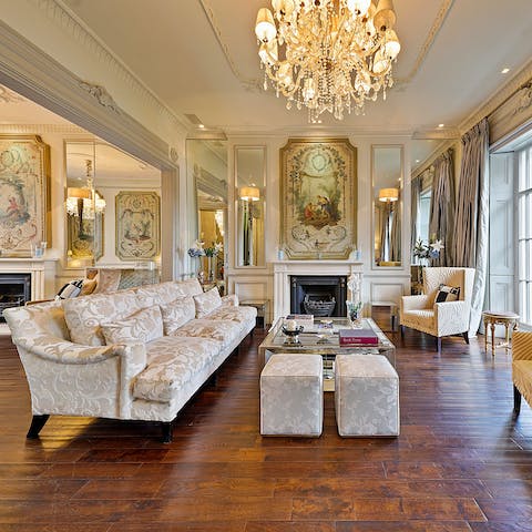 Spend cosy winter evenings by the fireplace