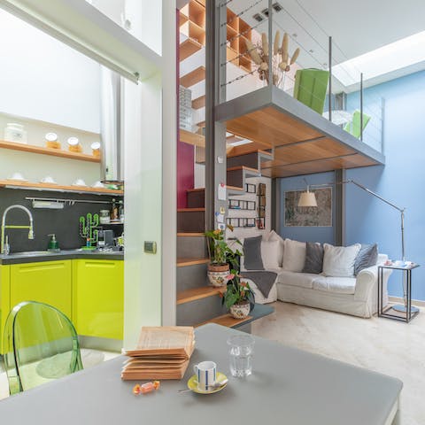 Space on multiple levels