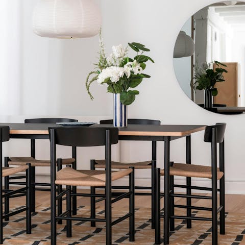 Begin your day with a cooked breakfast prepared in the fully-equipped kitchen