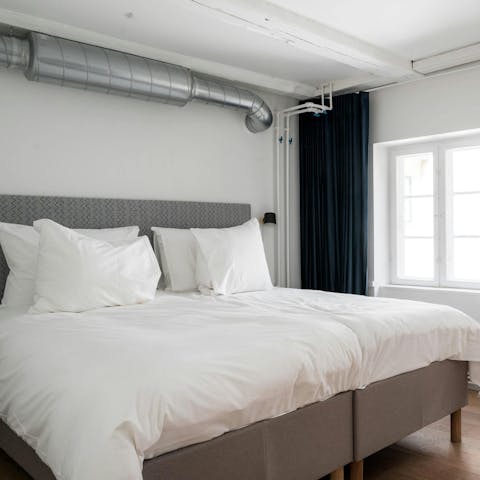 Doze peacefully after busy days of sightseeing