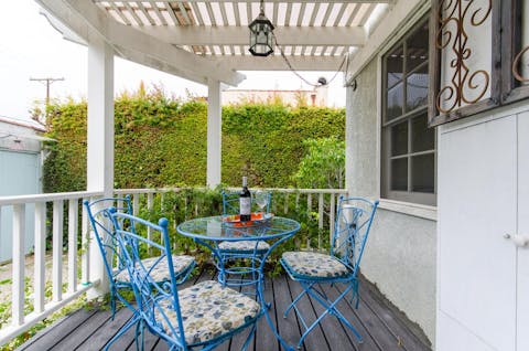 Enjoy alfresco meals on the porch