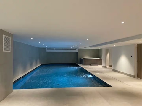 Swim laps or soak in the shared Jacuzzi after the slopes
