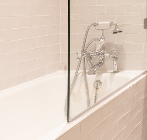 Enjoy a bath after a long day