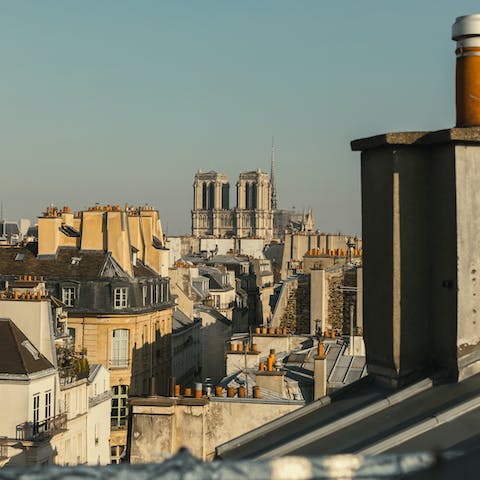 Stunning views from the bedroom window
