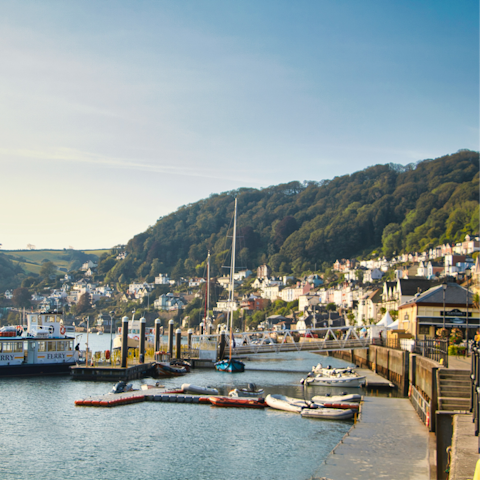 Begin your Devon adventure with a short ferry ride over to Dartmouth