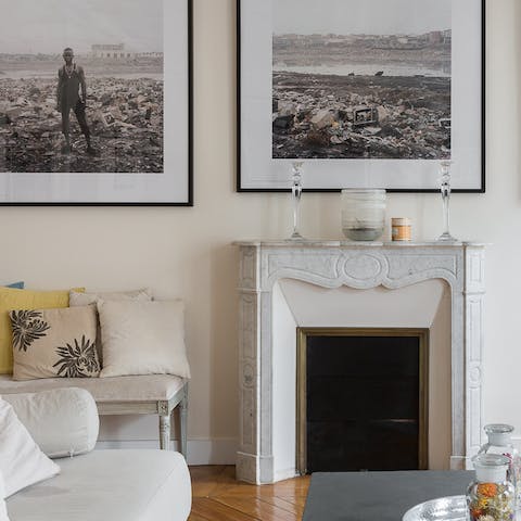 Marble fireplaces for some old-world charm