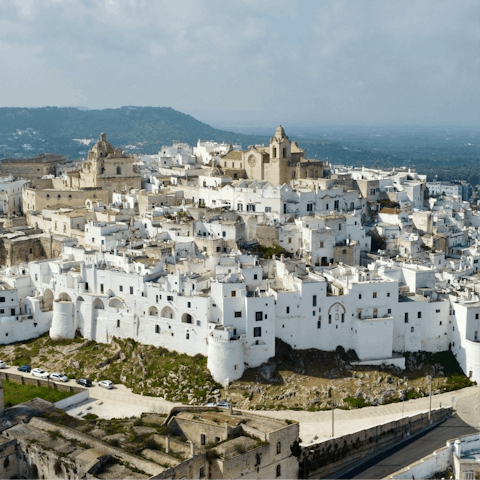 Visit the White City of Ostuni, 9km away