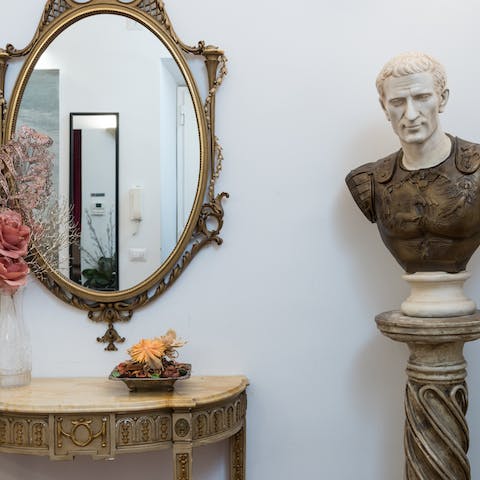The bust of Titus