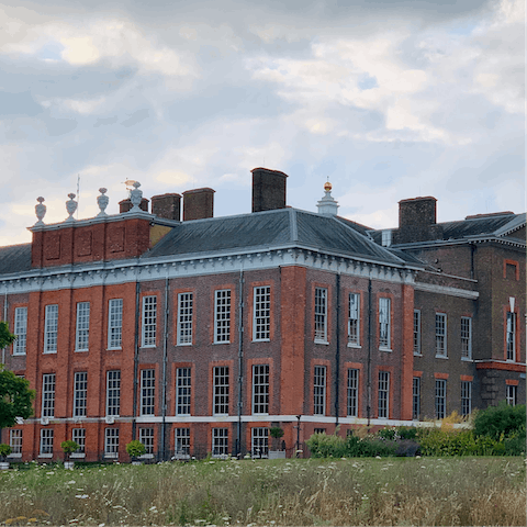 Wander into Kensington and explore the magnificent royal gardens