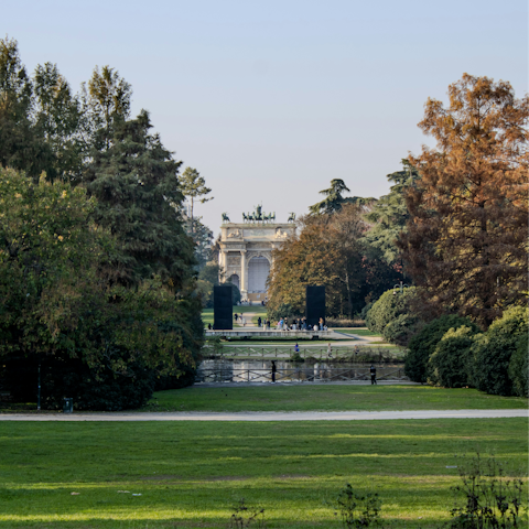 Start your stay in Milan with a magical stroll through Parco Sempione