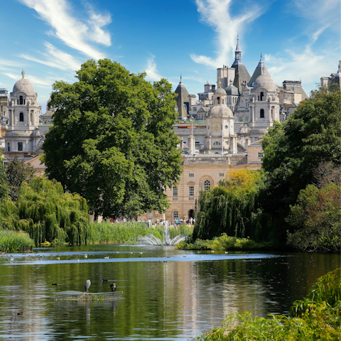 Walk five minutes south to find the resplendent Hyde Park