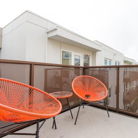 convenient balcony spot