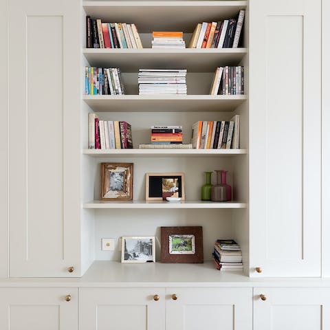 array of reading material