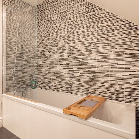 Draw yourself a hot bath at the end of a long day and feel your muscles relax in the calming water