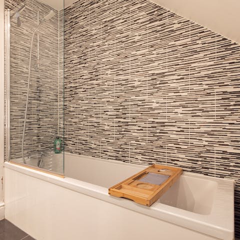 Draw yourself a hot bath at the end of a long day and feel your muscles relax in the calming water