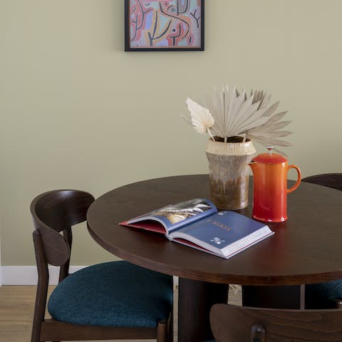 Work from home at the dining table or hunker down in the communal co-working space