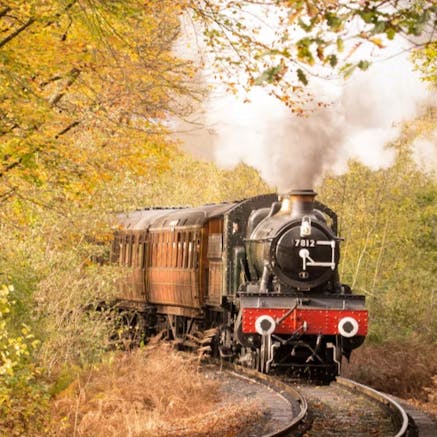 Ride the steam trains of the nearby West Somerset Railway