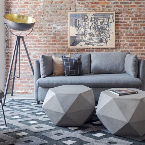 Admire its striking decorative style