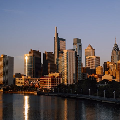 Easily explore this fabulous city from your North Broad home