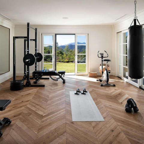 Uplift your stay with an energising workout in the home gym