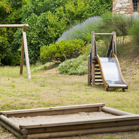 Let the kids run wild in the playground