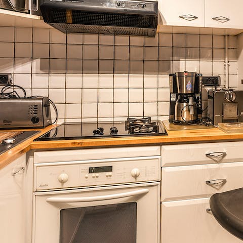 Electric and gas for an aspiring chef