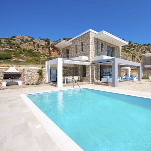 Beat the Greek summer heat with a dip in the pool