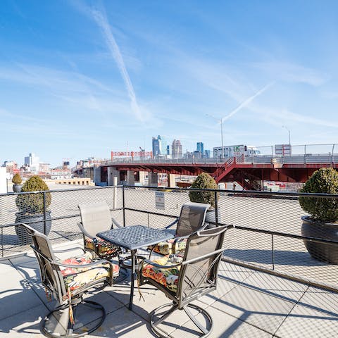 Your private sunny balcony