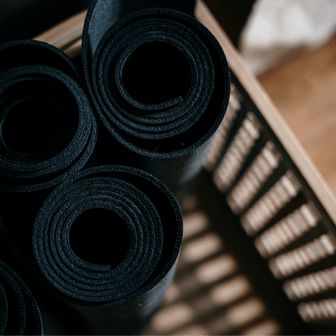 Book yourself a private yoga class – just ask your host