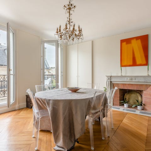 Walk to a local restaurant or savour relaxing evenings at home