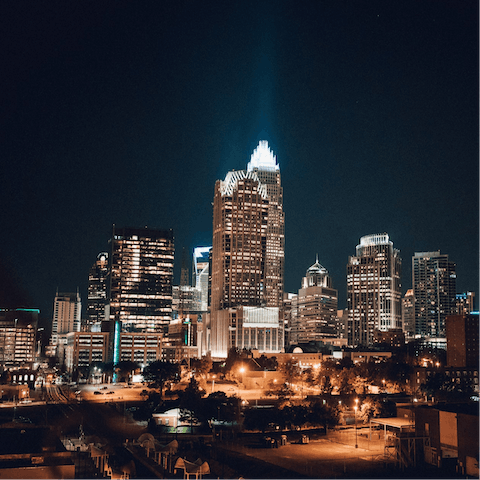 Explore Charlotte from your great location in FreeMoreWest