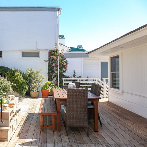 Soak up the sun in the plentiful outdoor space