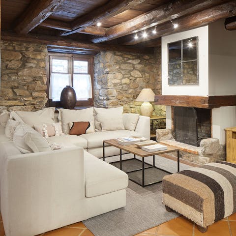 Kindle the fire and get cosy with a cup of cocoa and a good book