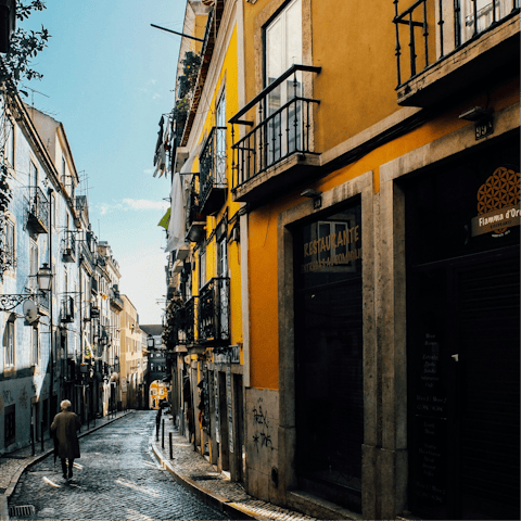 Visit the historic Bairro Alto neighbourhood