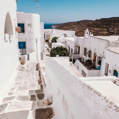 Spend a day exploring Sifnos and its white-washed buildings