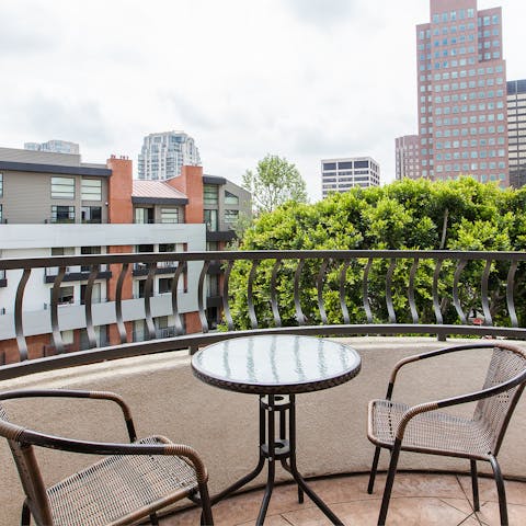 The cute balcony