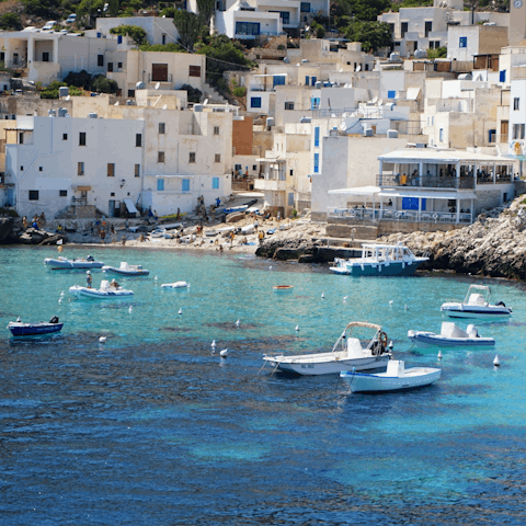 Spend the day in Trapani, about 20km away