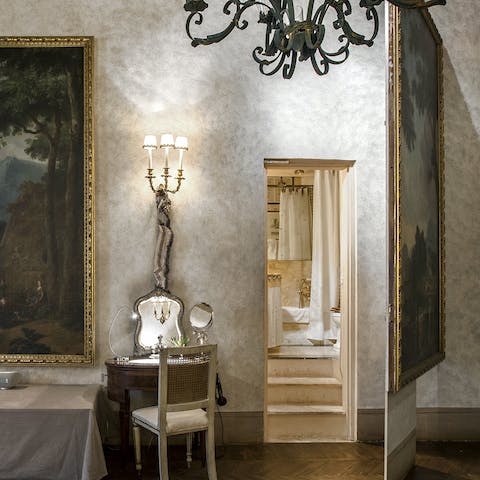 Feel as though you're living on a movie set with secret doors and passageways