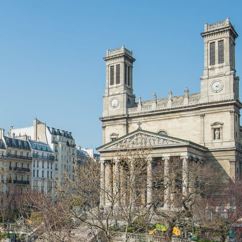 The view from the balcony