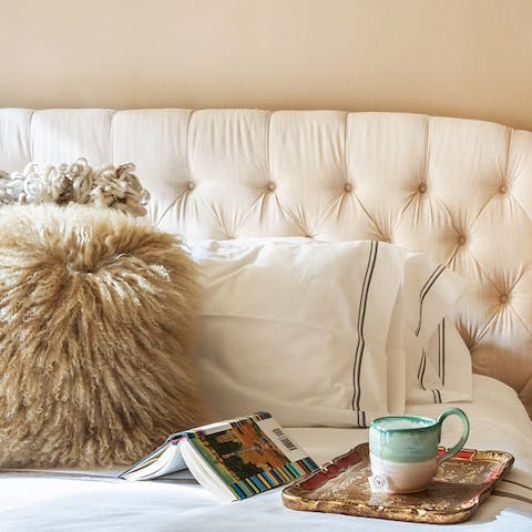 Luxury beds and bed linen