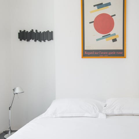 Minimalist bedrooms filled with light