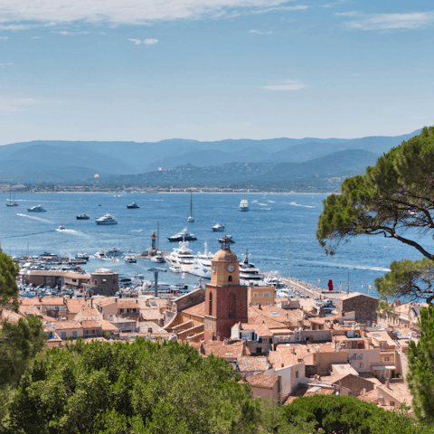 Spend the day in Saint-Tropez, a short drive away