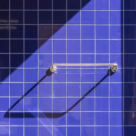 Intensely colourful tiles