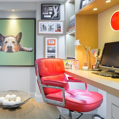 Get some work done during your stay