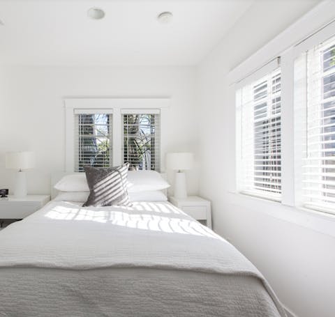 The bright bedrooms