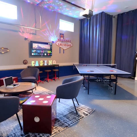 Embrace family fun and competition in the games room