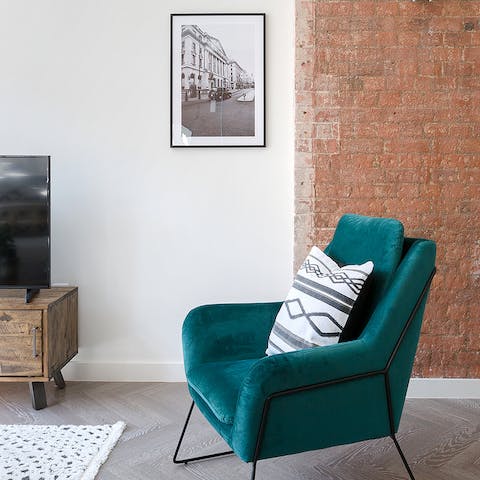 Original exposed brick wall