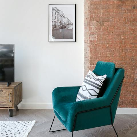 Original exposed brick wall